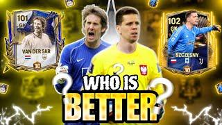 Max VAN DER SAR vs SZCZESNY power test  | REVIEW  | Fc mobile