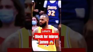 LEBRON JAMES ( BLOCKED BY  JAMES 2025 ) SPORTS WITH HENRY #lebronjames #shrots #usa #nba #california