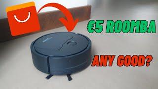 €5 AliExpress Roomba - Budget Robot Vacuum Unboxing and Test