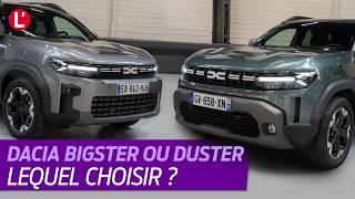 Dacia : BIGSTER ou DUSTER, lequel CHOISIR ?