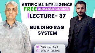 Lecture 37 | AI Advance Course