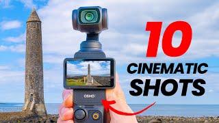 10 PRO CINEMATIC Shots For Your DJI POCKET 3 | DJI Osmo Pocket 3 Tips For Beginners