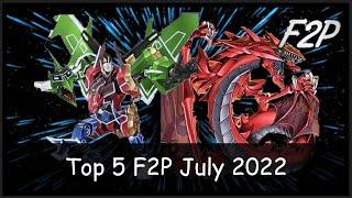 Top 5 Best FREE TO PLAY Decks in July 2022 (With Duel Replays) [Yu-Gi-Oh! Duel Links F2P]