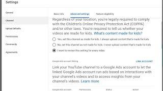 Google Ads Account Linking : YouTube Account Linking : YouTube Studio Beta.