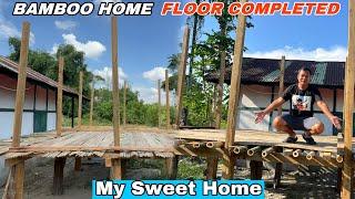 Finally Sweet Home ka Bamboo Floor Completed | My Sweet Home and Kitchen | Village ka couple Vlog