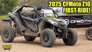 FIRST RIDE in the ALL NEW 2025 CFMoto Z10 Sport UTV at the Dealer Meeting!