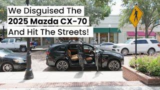 2025 Mazda CX-70 Revealed // Real Reactions to Mazda's Newest SUV.