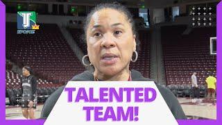 Dawn Staley REGRETS South Carolina NOT RECRUITING Sarah Strong ahead of UConn CLASH