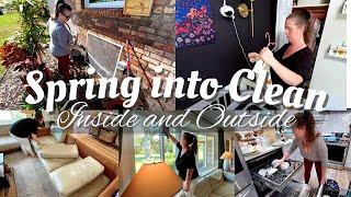 EPIC HOUSE CLEANING VIDEO! Inside and outside spring cleaning motivation clean with me