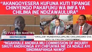 NAMIWA WAMUNG’ALURA CHAKWERA ZA FUEL  NGAKHALEBE AMUIKA MU COMMISSION OF INQUIRY YA IMFA YA CHILIMA