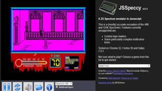 The Rocky Horror Show - ZX Spectrum Sinclair - emulador JSSpeccy 2.2.1