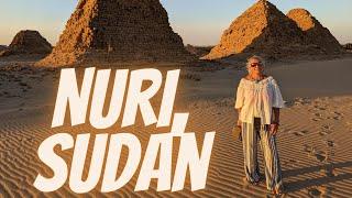 Sudan travel adventure Day 6: Karima, Barkal and Nuri pyramids, temple of Amun, school visit.