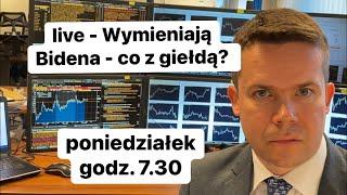 Wymieniają Bidena - jak zareaguje giełda?