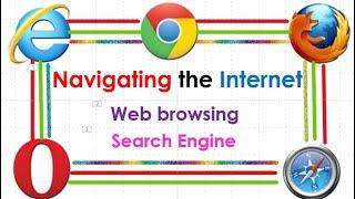 How to navigate on internet? How to use web browsing? How to use Search Engine? Learn computer?