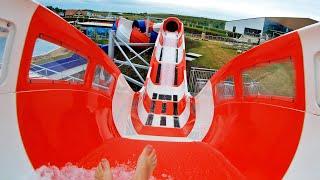 Insane WATER COASTER Slides Compilation (Uphill Slides) POVs