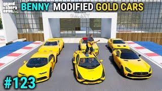 Benny Modified Techno Gamerz Gold Cars || GTA V TECHNO GAMERZ #123 #technogamerz #youtubeshorts