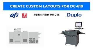 Fiery & Duplo One-Step Integration | Fiery Impose + DC-618 Slitter/Cutter/Creaser