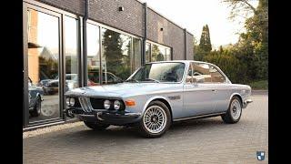 BMW 3.0 CSi in 037 Fjord Blue over Marine Leather with A/C - Oldenzaal Classics