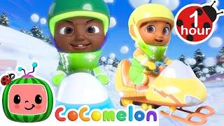 Cody and Nina's Ultimate Snow Racing Song | CoComelon Nursery Rhymes & Kids Songs