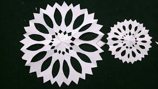 beautiful paper cutting flower || paper cutting crafts expert  ||