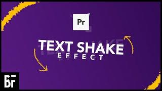 Text Shake Animation - Premiere Pro Tutorial