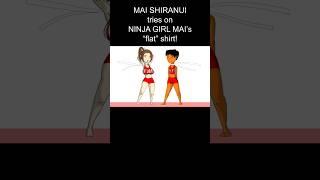 Mai Shiranui tries on Ninja Girl Mai's outfit!
