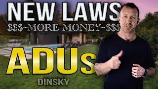 ADU Law Changes & NEW Ways to CASH In NOW!