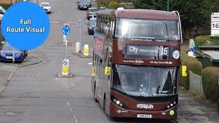 NCT Brown Line 16 Full Route Visual- Rise Park to City, Victoria Centre