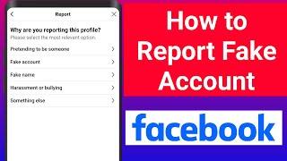 Facebook Fake Account Report Kaise Kare | How to Report Facebook Account