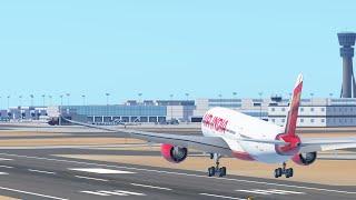 I flew to real world destinations | 6 sectors on Air India A350 | Infinite Flight Simulator.