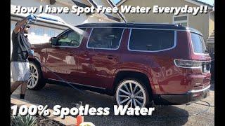 How To Get Spotless Water / No Water Spots As A Detailer