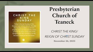 CHRIST THE KING  REIGN OF CHRIST  Rev Richard Spaulding “PRACTICE THE PRINCIPLES OF THE KINGDOM”