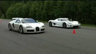 Bugatti Veyron vs Koenigsegg CCXF (60-310+ km/h)