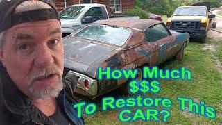 How Much Does It Cost To Restore A MUSCLE CAR? 1971 Chevy Chevelle!