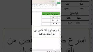 (150) دالة Trim بالاكسل #اكسل #ورود #مايكروسوفت #بوربوينت #اكسيل #excel #تكنوسكور 