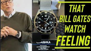 Casio Diver, the BILL GATES experience