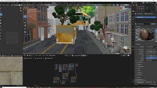 "How to Texture  Low-Poly City in Blender (Fast & Easy!)"