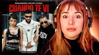 REACCIONANDO Maria Becerra, Trueno, Big One - Cuando Te Vi | CROSSOVER #5