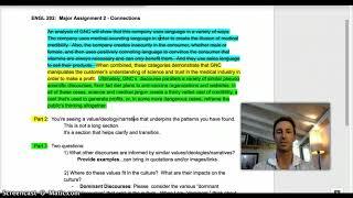 Sections 2 and 3 of Major Assignment 2