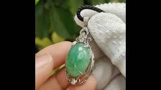 Wood Element Jade Pendant - #jadeite #jade #singapore