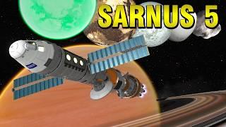 KSP: Landing on EVERY Sarnus Moon in ONE launch!