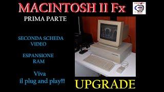 MACINTOSH II FX upgrade Part 1 - Scheda video Radius ed espansione RAM. Adattatore video DB15-VGA