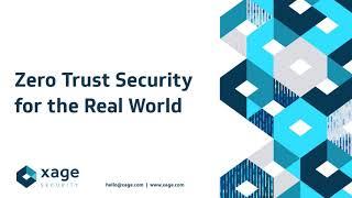Xage's Identity Security Platform for Operational Tech