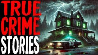 Disturbing True Crime Stories For Sleep With Rain Sound | Black Screen | Mr. Nightscared