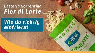 Fior di Latte Pizzakäse einfrieren - So gehts