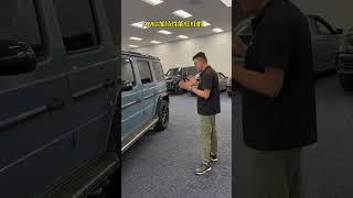 瓷器蓝的大 G 来了！#美国 #二手车 #奔驰大g