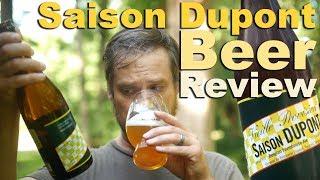 Saison Dupont Beer Review.  A Belgian Farmhouse Ale from a Farm in Belgium