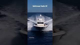 Gulfstream Yachts 52 cruising offshore Stuart Florida