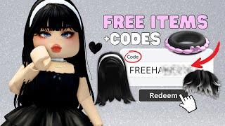 GET FREE ROBLOX HAIRS & ITEMS + REDEEM CODES  2025