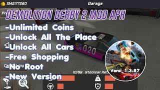 dwonload demolition derby 2 mod apk-unlimited coin